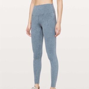 Lululemon Wunder Under Full Length Legging in Moon Blue